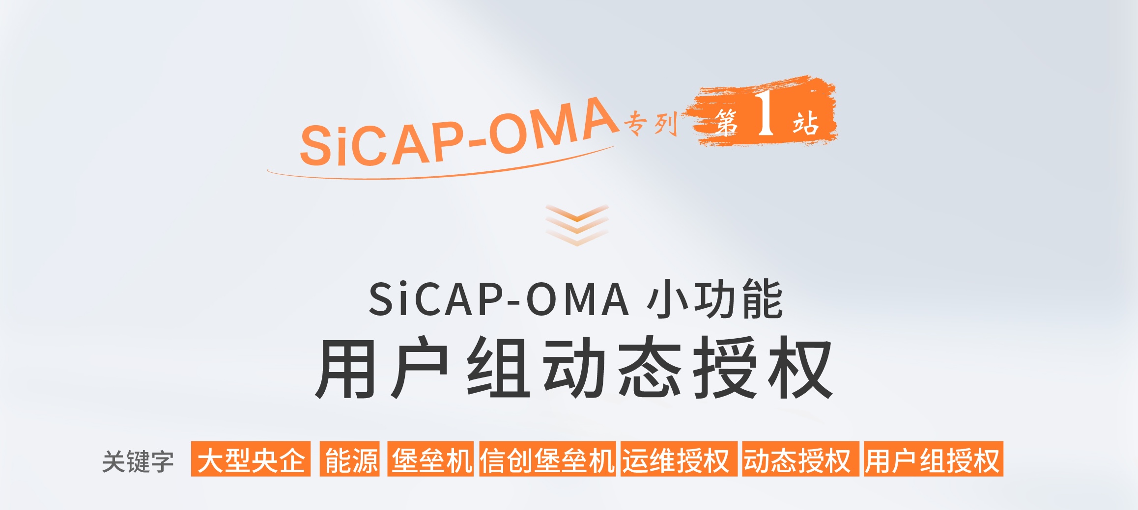 SiCAP-OMA小功能：用戶組動態(tài)授權